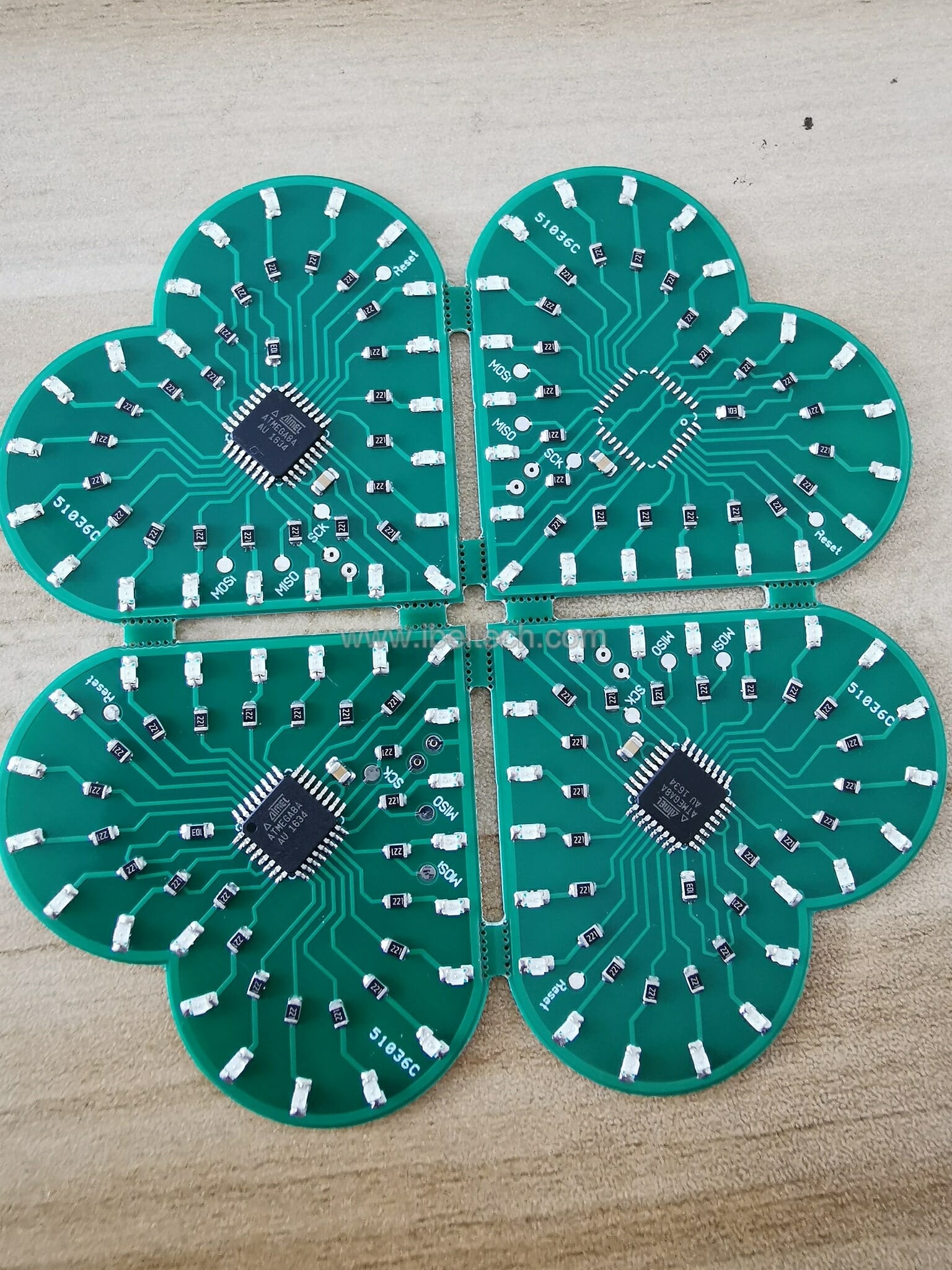 Heart dispaly indicator board PCBA HAL